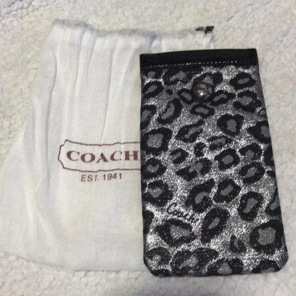Coach Other - NWOT Coach Ocelot/Leopard Sunglasses Case